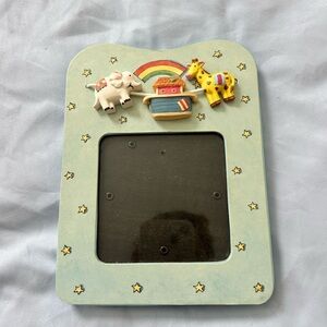 Burnes Of Boston Kids Animal Photo Frame - Blue, Yellow, Red